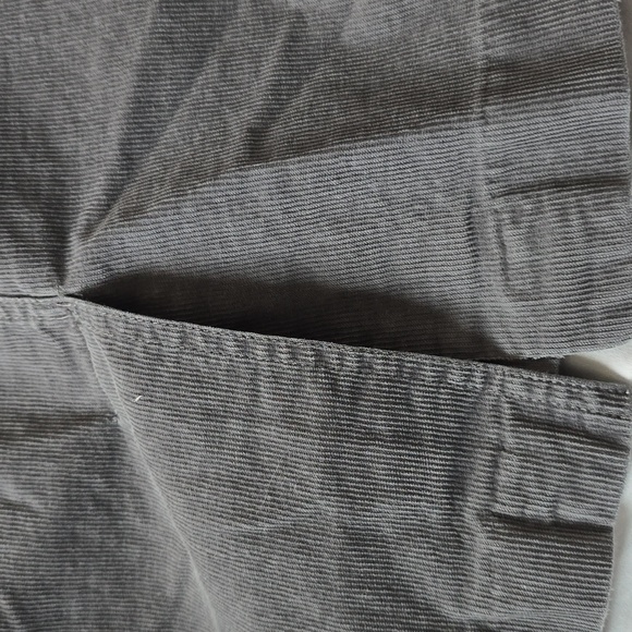 Women's Coldwater Creek Charcoal Corduroy Long Pencil Skirt w/pockets! sz 12 - Picture 4 of 5